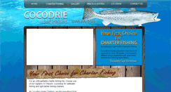 Desktop Screenshot of cocodrieinsidecharters.com